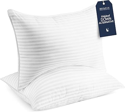 Beckham Hotel Collection Almohada de Gel (2-Pack) – Lujo Felpa Almohada de Gel, Resistente al Polvo y ácaros y hipoalergénico 50x75cm
